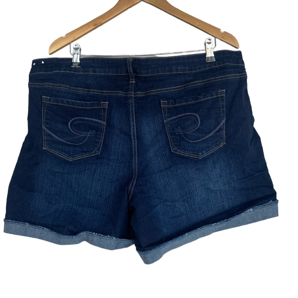 REVOLUTION by Rickis Brooke denim jean shorts 36 - Picture 2 of 4